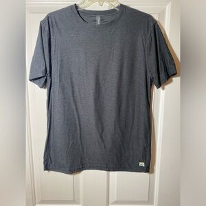 Vuori Strato Tech Charcol Heather Crew Neck Short Sleeve Tee Size Medium
